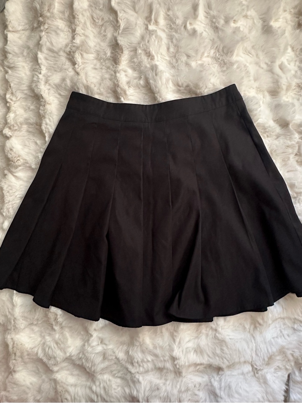 Dolls Essential Black Pleated Stylish Versatile Everyday Mini Skirt- Women’s
